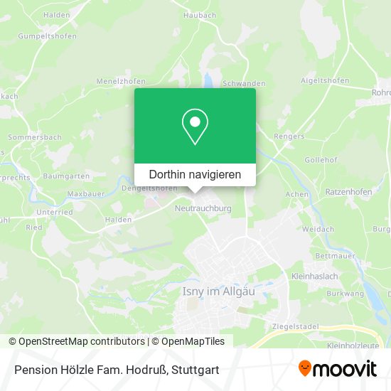 Pension Hölzle Fam. Hodruß Karte