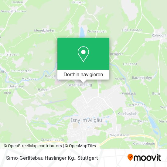 Simo-Gerätebau Haslinger Kg. Karte