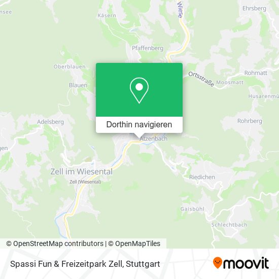 Spassi Fun & Freizeitpark Zell Karte
