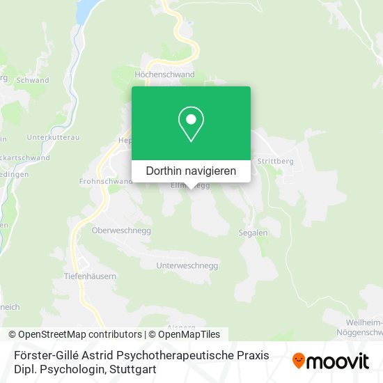 Förster-Gillé Astrid Psychotherapeutische Praxis Dipl. Psychologin Karte