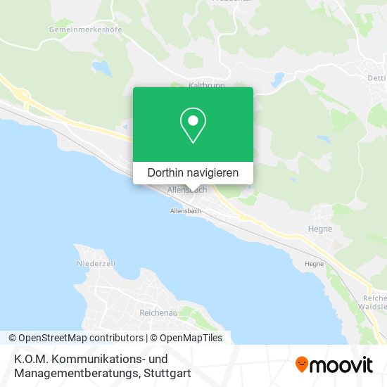 K.O.M. Kommunikations- und Managementberatungs Karte
