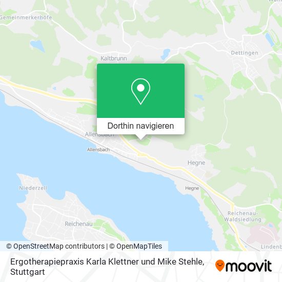 Ergotherapiepraxis Karla Klettner und Mike Stehle Karte