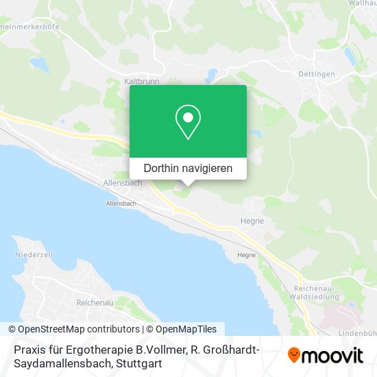Praxis für Ergotherapie B.Vollmer, R. Großhardt-Saydamallensbach Karte