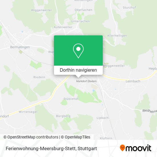Ferienwohnung-Meersburg-Stett Karte