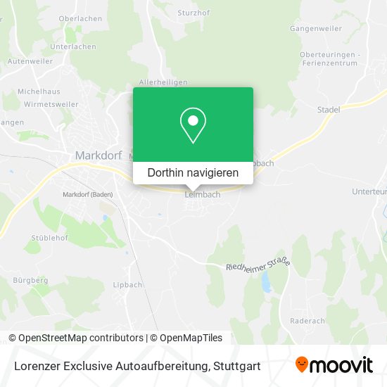 Lorenzer Exclusive Autoaufbereitung Karte