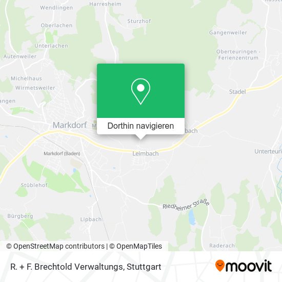 R. + F. Brechtold Verwaltungs Karte