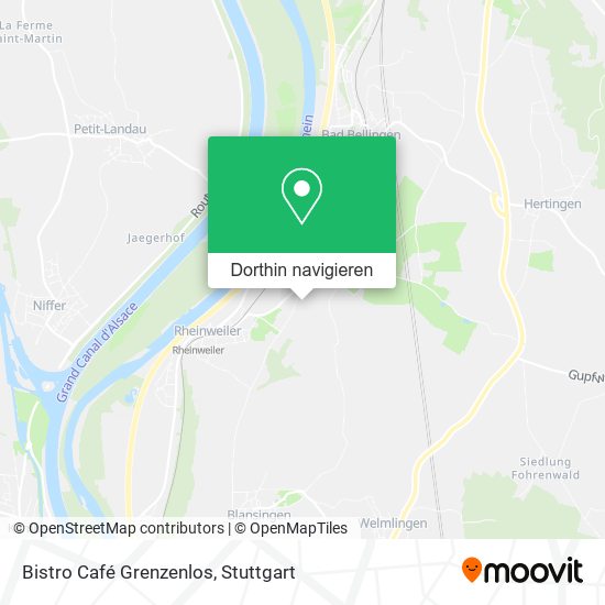 Bistro Café Grenzenlos Karte