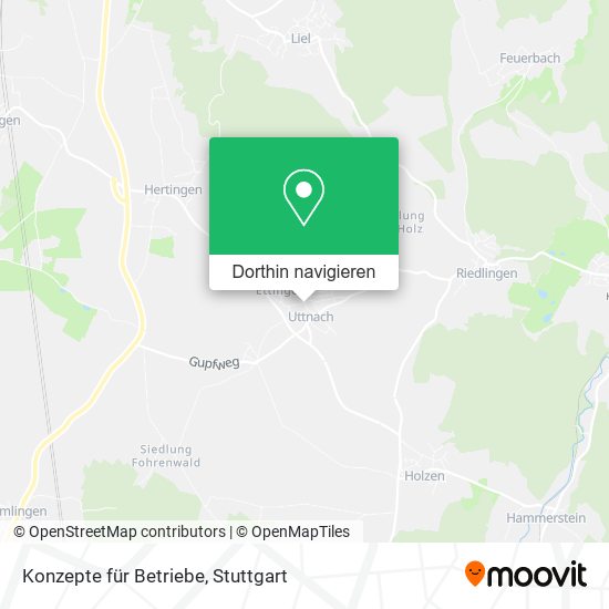 Konzepte für Betriebe Karte