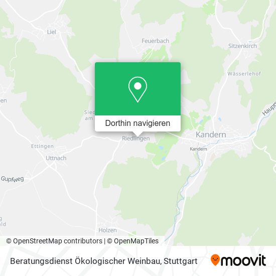 Beratungsdienst Ökologischer Weinbau Karte