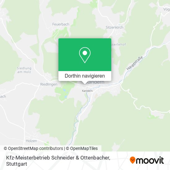 Kfz-Meisterbetrieb Schneider & Ottenbacher Karte