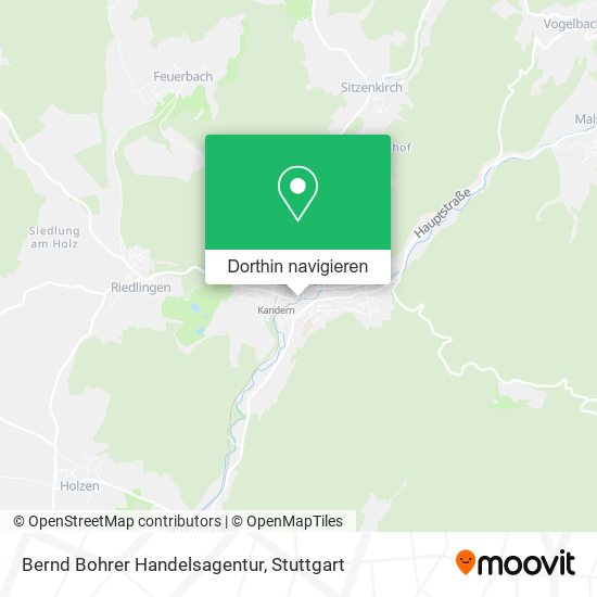 Bernd Bohrer Handelsagentur Karte