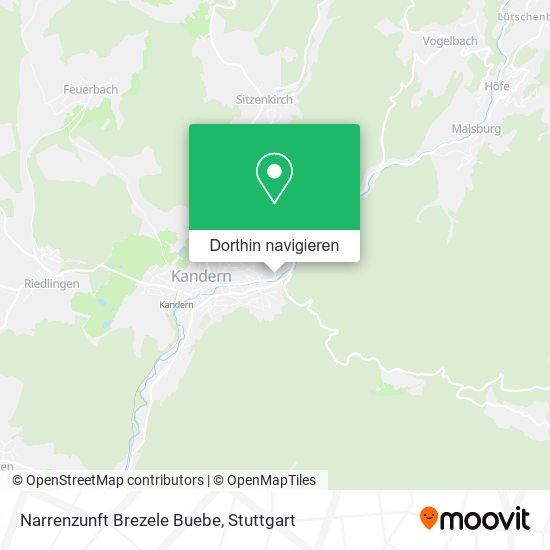 Narrenzunft Brezele Buebe Karte