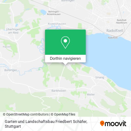 Garten und Landschaftsbau Friedbert Schäfer Karte