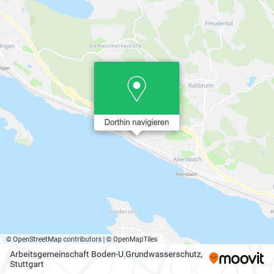 Arbeitsgemeinschaft Boden-U.Grundwasserschutz Karte
