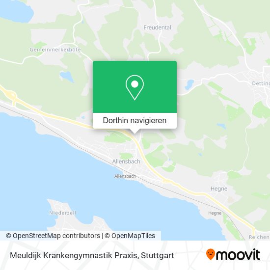 Meuldijk Krankengymnastik Praxis Karte