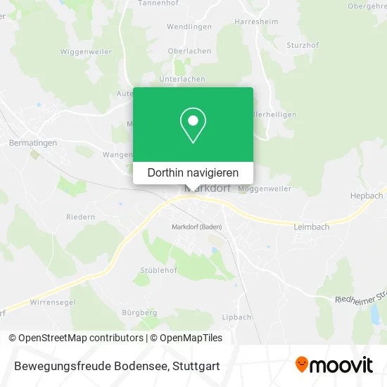 Bewegungsfreude Bodensee Karte
