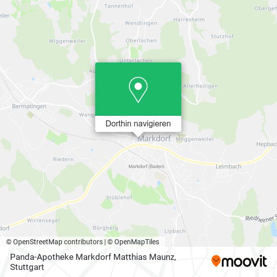 Panda-Apotheke Markdorf Matthias Maunz Karte