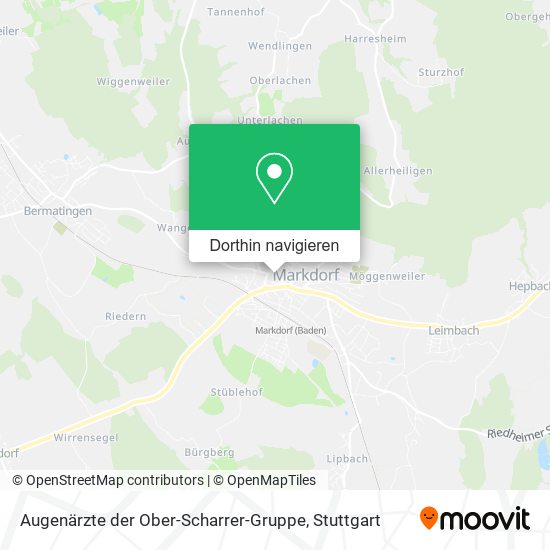 Augenärzte der Ober-Scharrer-Gruppe Karte