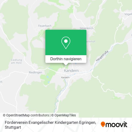 Förderverein Evangelischer Kindergarten Egringen Karte