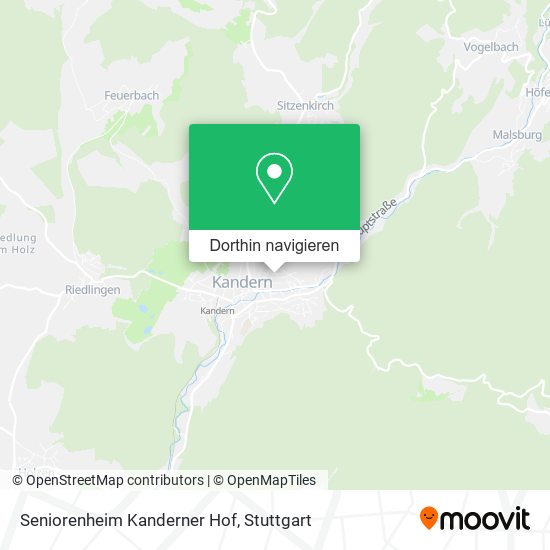 Seniorenheim Kanderner Hof Karte