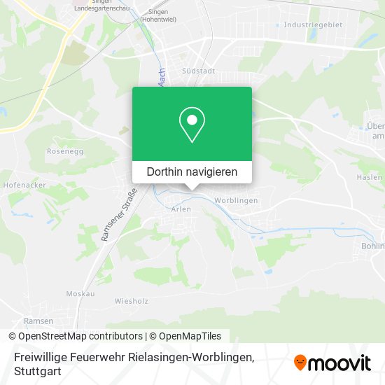 Freiwillige Feuerwehr Rielasingen-Worblingen Karte