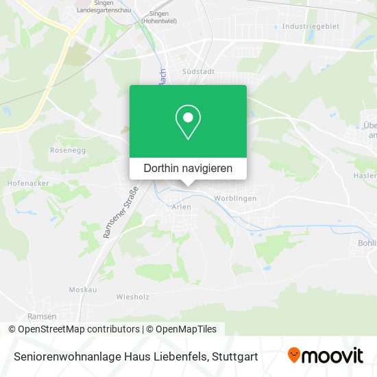 Seniorenwohnanlage Haus Liebenfels Karte