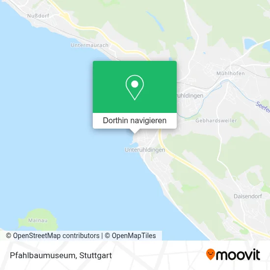 Pfahlbaumuseum Karte