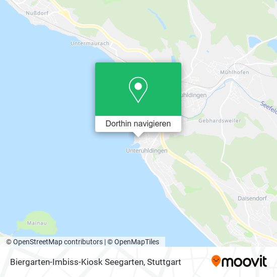 Biergarten-Imbiss-Kiosk Seegarten Karte