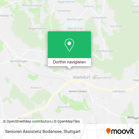Senioren Assistenz Bodensee Karte