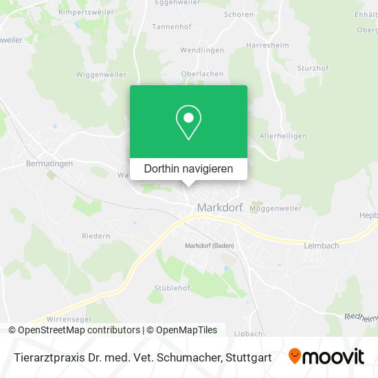 Tierarztpraxis Dr. med. Vet. Schumacher Karte