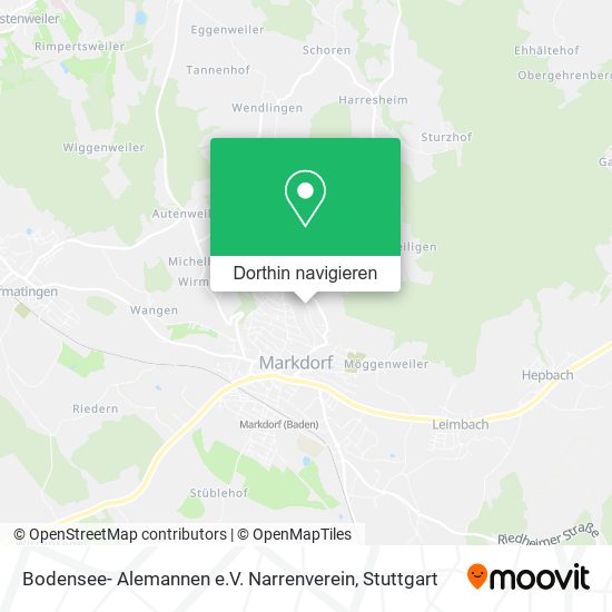 Bodensee- Alemannen e.V. Narrenverein Karte