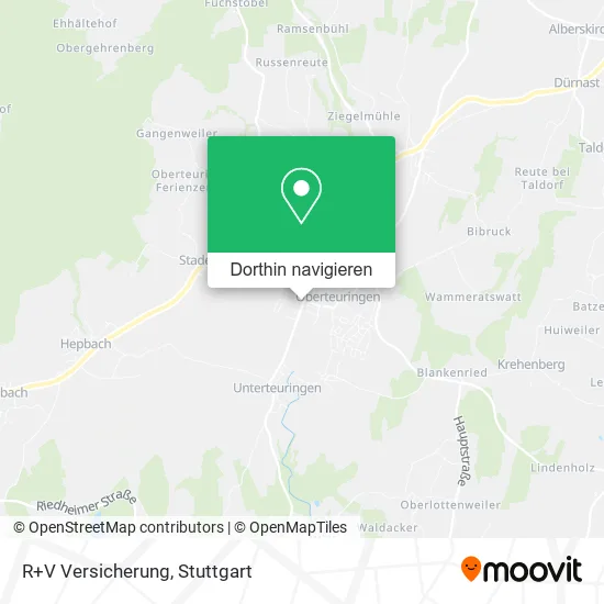 R+V Versicherung Karte