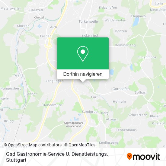 Gsd Gastronomie-Service U. Dienstleistungs Karte