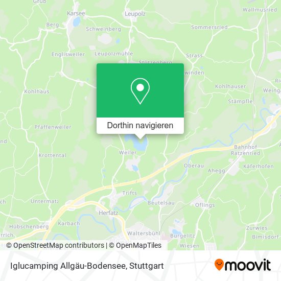 Iglucamping Allgäu-Bodensee Karte