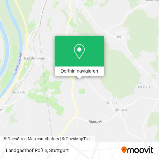 Landgasthof Rößle Karte