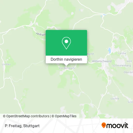 P. Freitag Karte