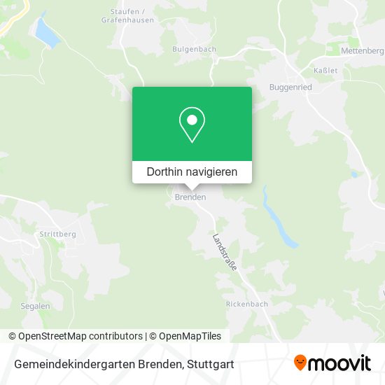 Gemeindekindergarten Brenden Karte