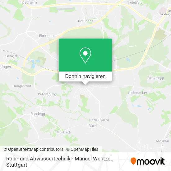 Rohr- und Abwassertechnik - Manuel Wentzel Karte