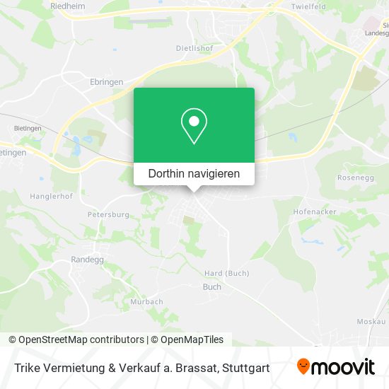 Trike Vermietung & Verkauf a. Brassat Karte