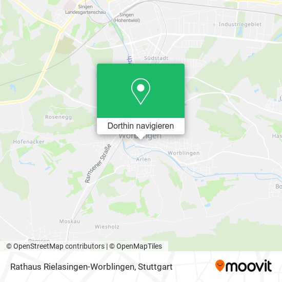 Rathaus Rielasingen-Worblingen Karte