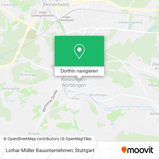 Lothar Müller Bauunternehmen Karte
