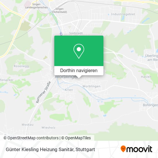 Günter Kiesling Heizung Sanitär Karte
