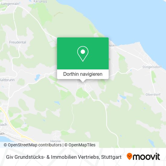 Giv Grundstücks- & Immobilien Vertriebs Karte