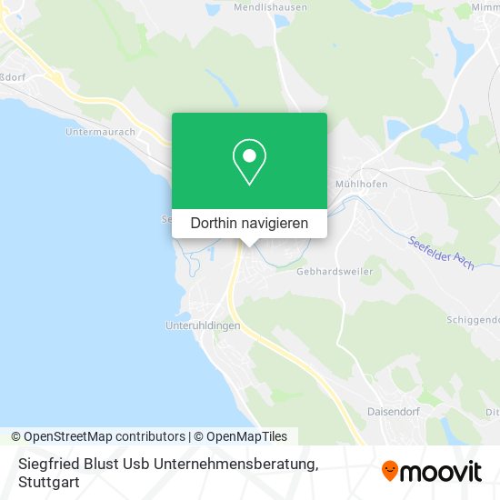Siegfried Blust Usb Unternehmensberatung Karte