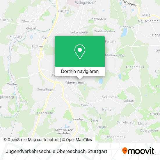 Jugendverkehrsschule Obereschach Karte