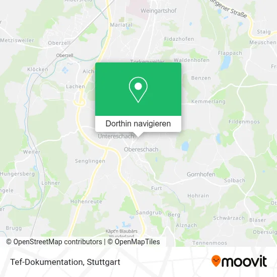 Tef-Dokumentation Karte