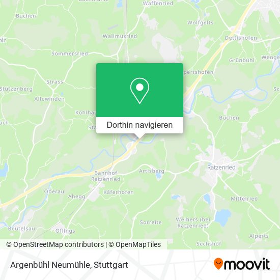 Argenbühl Neumühle Karte
