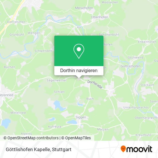 Göttlishofen Kapelle Karte