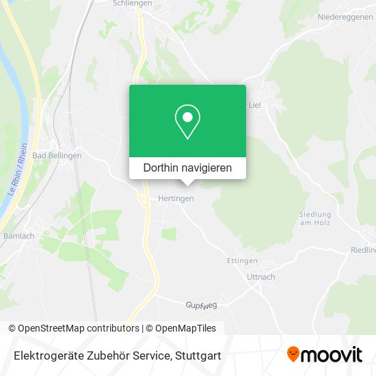 Elektrogeräte Zubehör Service Karte