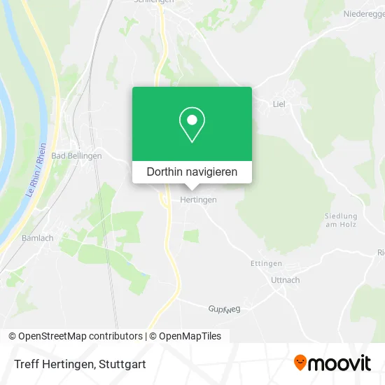 Treff Hertingen Karte